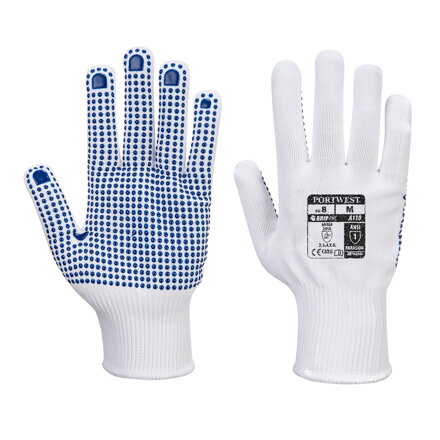 Rukavice Polka Dot White/Blue Portwest A110