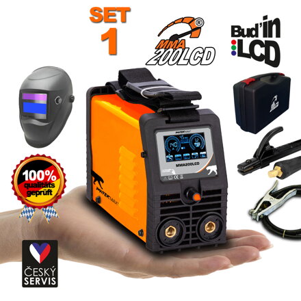 PANTERMAX MMA200LCD MMA/TIG Set 1