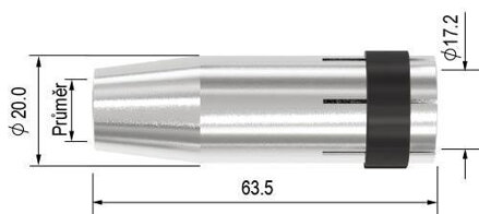 Hubica Parker NW12,5 kónická MB24